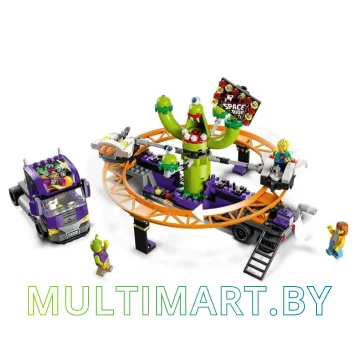 Конструктор LEGO City 60313 Грузовик с космической каруселью картинка 6